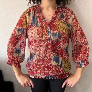 Ecru Blouse with Shell